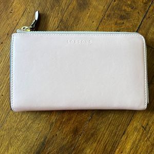 Lo & Sons Leather Blush Wallet